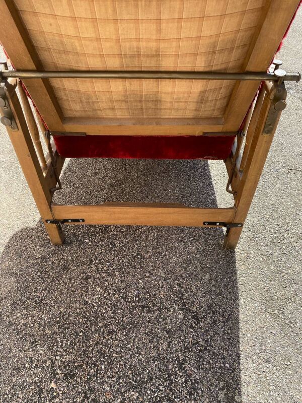 Fauteuil Morris velours