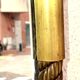Antique mirror with twisted brass frame from the 60s 70s.
