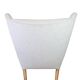 Teddy chair - Model AP 19 - Light grey Hallingdal fabric - Teak nails - Hans J. Wegner - P.P Møbler