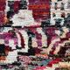 Multicoloured Moroccan Berber rug for the living room.