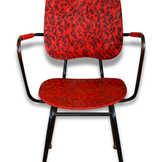 Fauteuil , circa 1950 , rouge