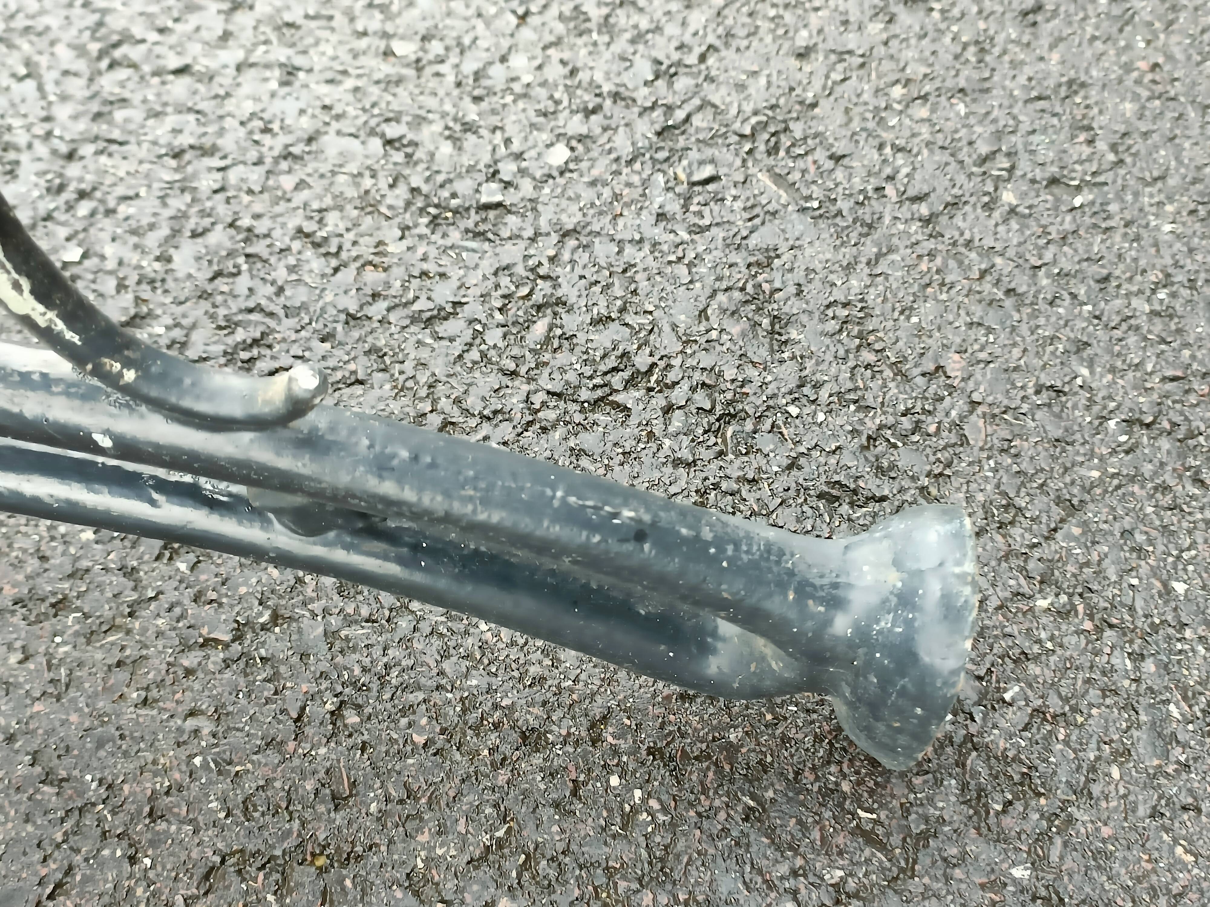 Old garden bench cast iron legs