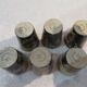 6 gobelets à liqueur grès de Ciboure période Vilotte 6cl h 5,8cm