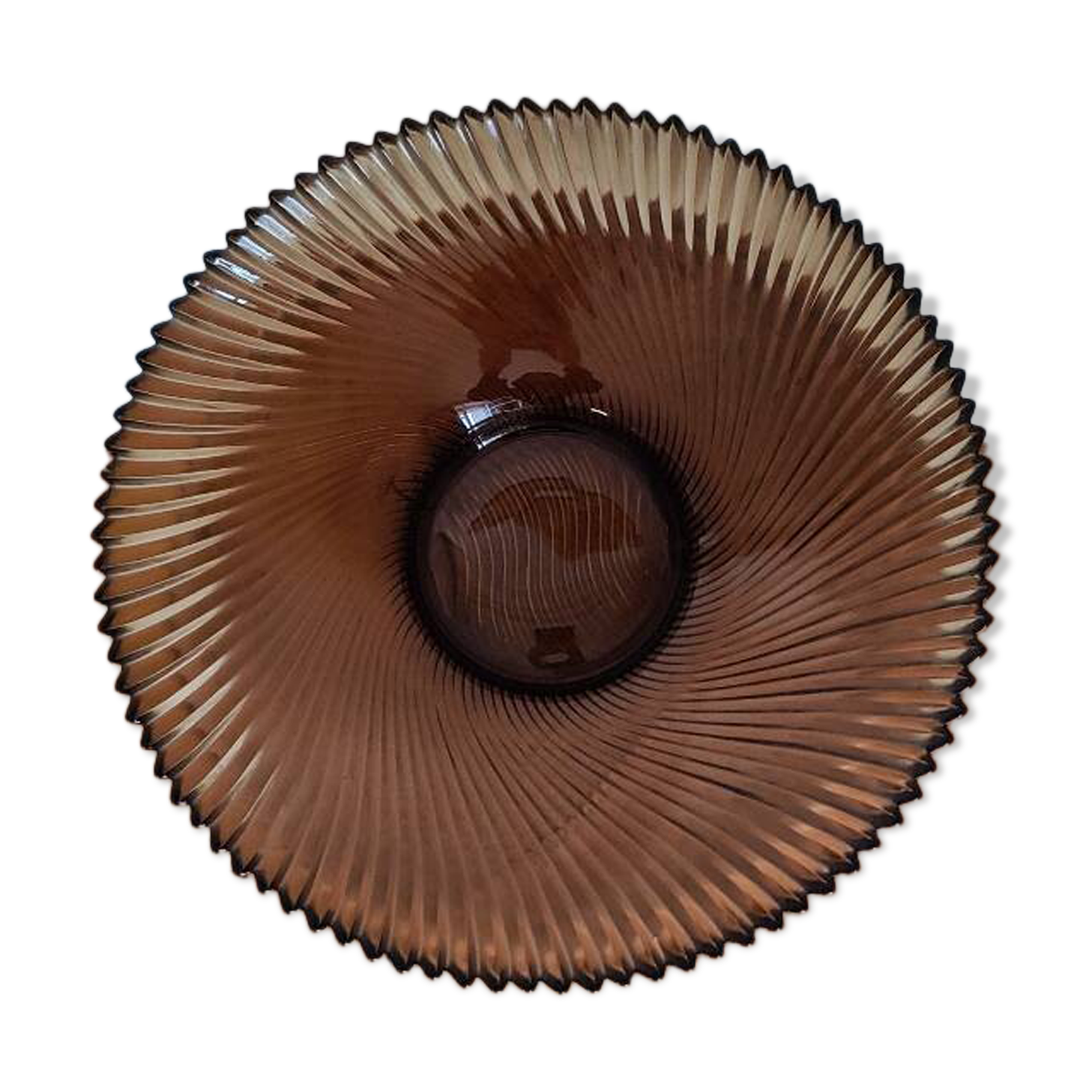 Veropa smoked glass dish