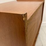 Pair of 1960s bedside tables compass feet