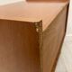 Pair of 1960s bedside tables compass feet