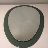 Double egg-shaped mirror, Italian design, 1960s / 1970s