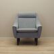 Fauteuil gris, design danois, années 1970, production : Danemark