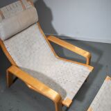 Fauteuil relax et pouf Vilan pour Ikea