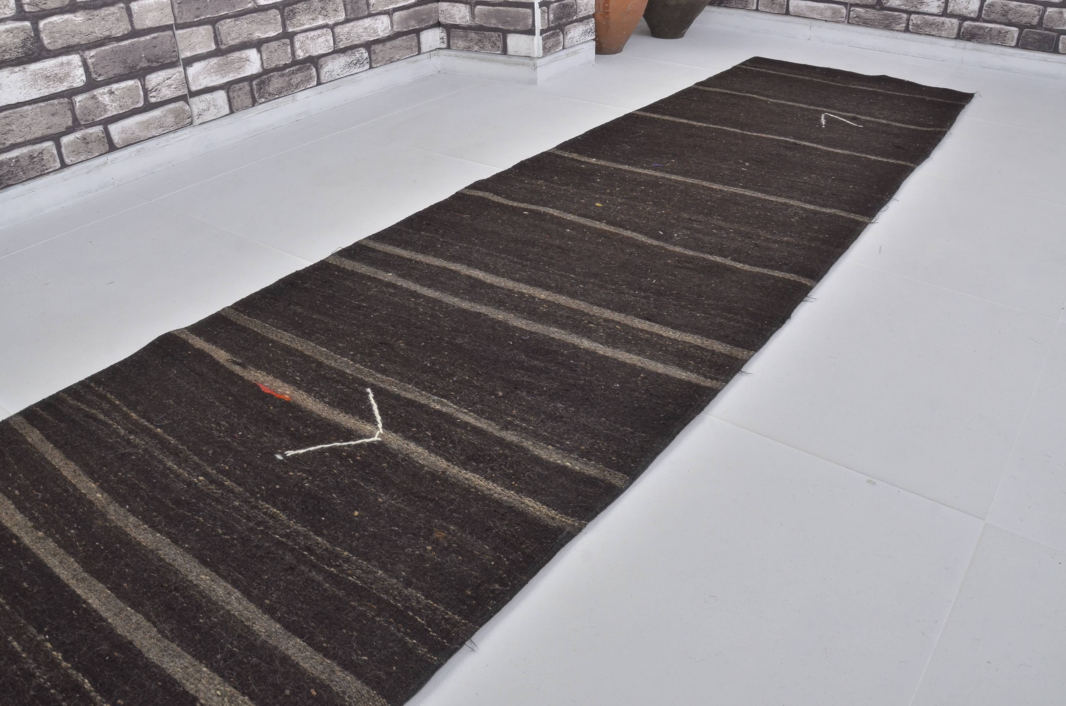 Oushak Black Vintage Kilim Rug Sku3823