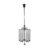 Bauhaus chrome-plated tubular chandelier, 1930s