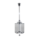 Bauhaus chrome-plated tubular chandelier, 1930s