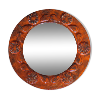 Vintage ceramic mirror