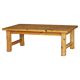 Uno & Östen Kristiansson, rectangular coffee table in pine, mid-20th century, 1970s.