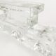 Glass, monumental candlestick, Germany 1960s