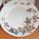 Flat porcelain plates from Lunéville KG ivy model