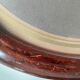 Oval mahogany antique picture frame large