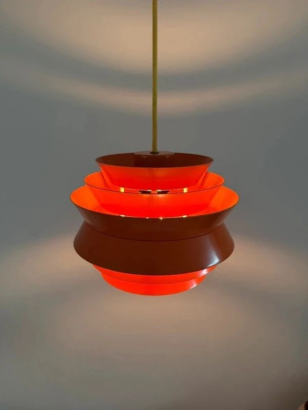 Vintage Trava pendant - Carl Thore - Swedish design lamp - Granhaga Metallindustri
