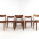 Set of 6 Arne Vodder for Vamo Møbelfabrik chairs -danish design in teak