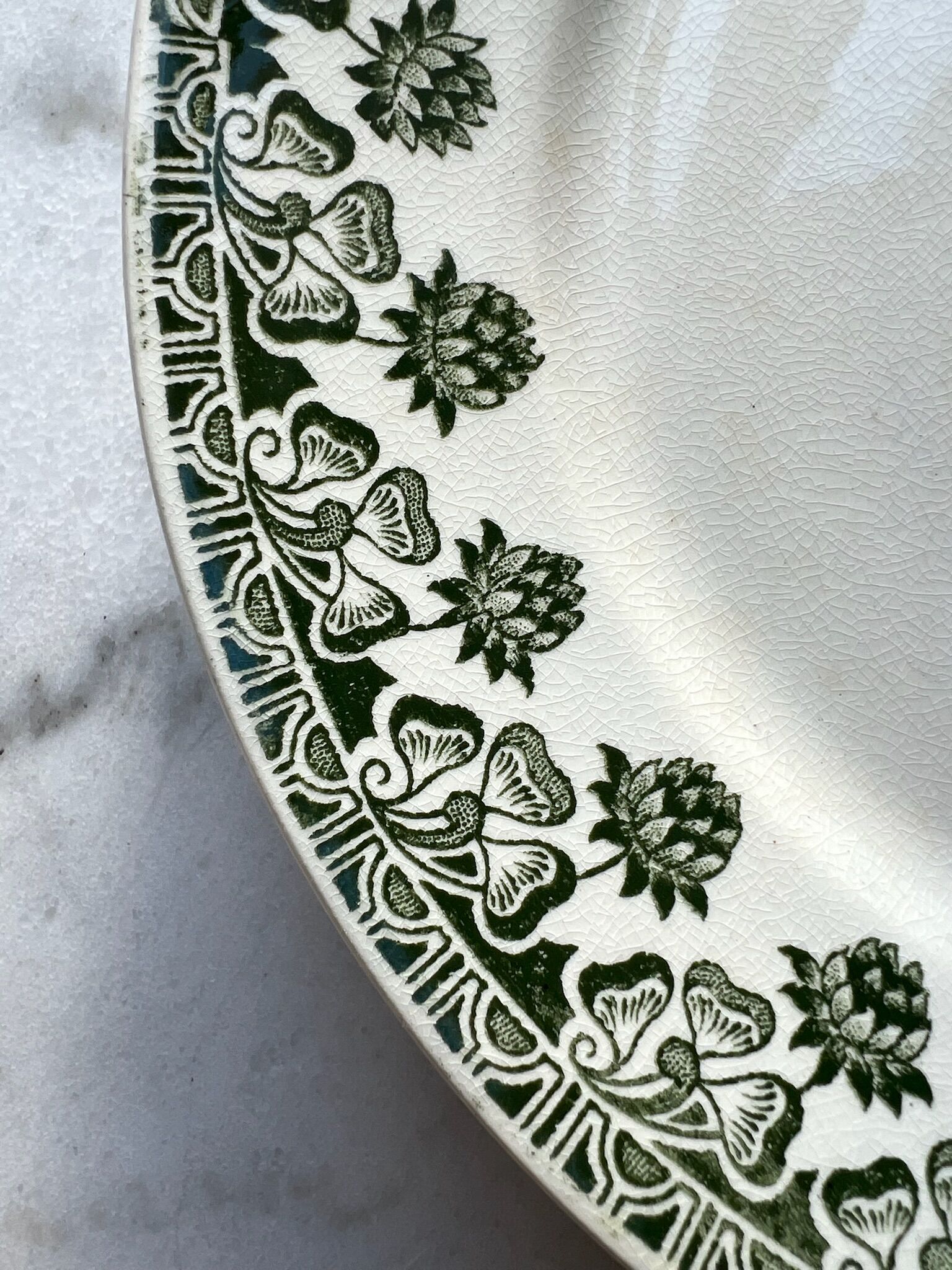 Set of 6 plates - Terre de Fer, Badonviller