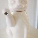 Teapot cat porcelain