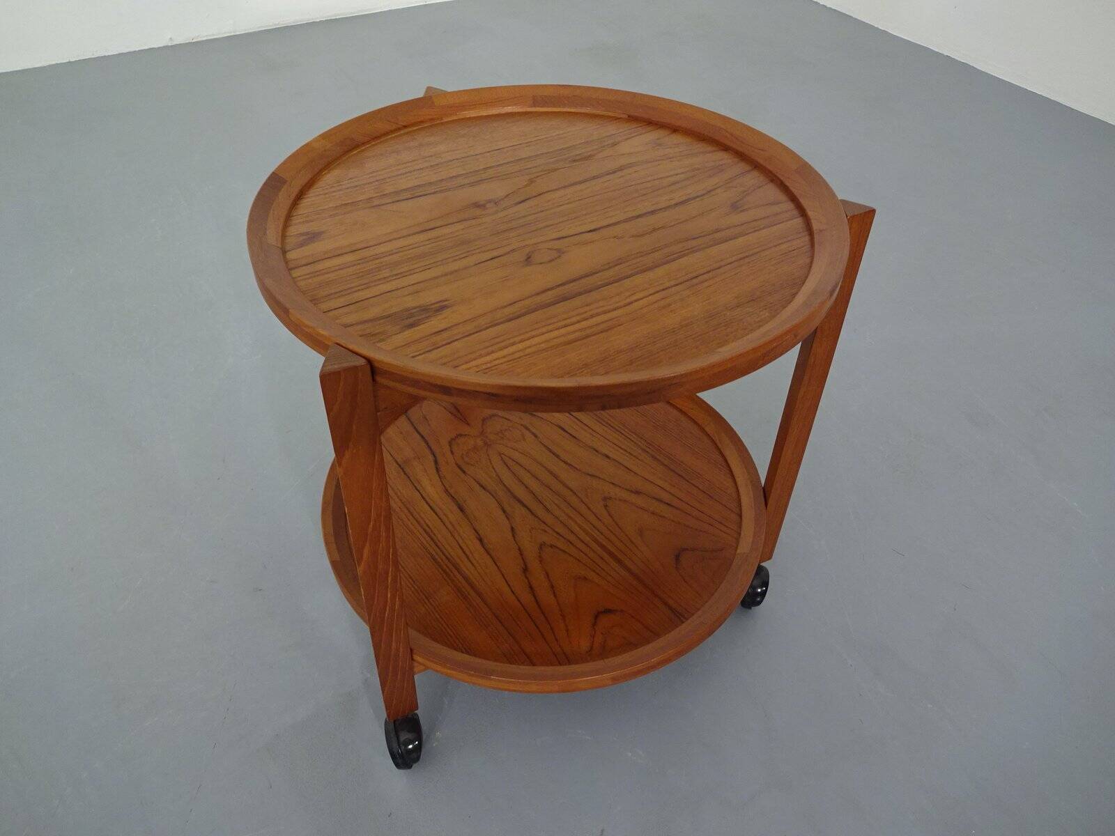 Teak Serving Trolley from Sika Møbler, 1960s