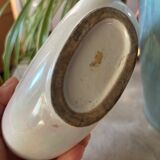 Vase art deco irisé années 80