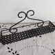Spice rack in black openwork metal