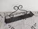 Spice rack in black openwork metal