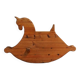 1970s Rocking Horse in Solid Pine Wood, Children’s Toy