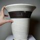 Large modern Raku lamp in beige and brown by Keramos Sèvres - René Hénon