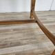 Extendable Art Deco table in olive root