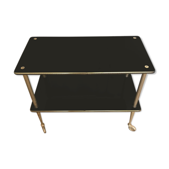 Vintage brass and formica dessert