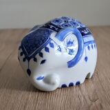 Elephant piggy bank to break in Thai ceramic