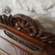 Old oak headboard