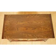 Coffee Table in Elm with Drawers, Korea, Late 19th Century