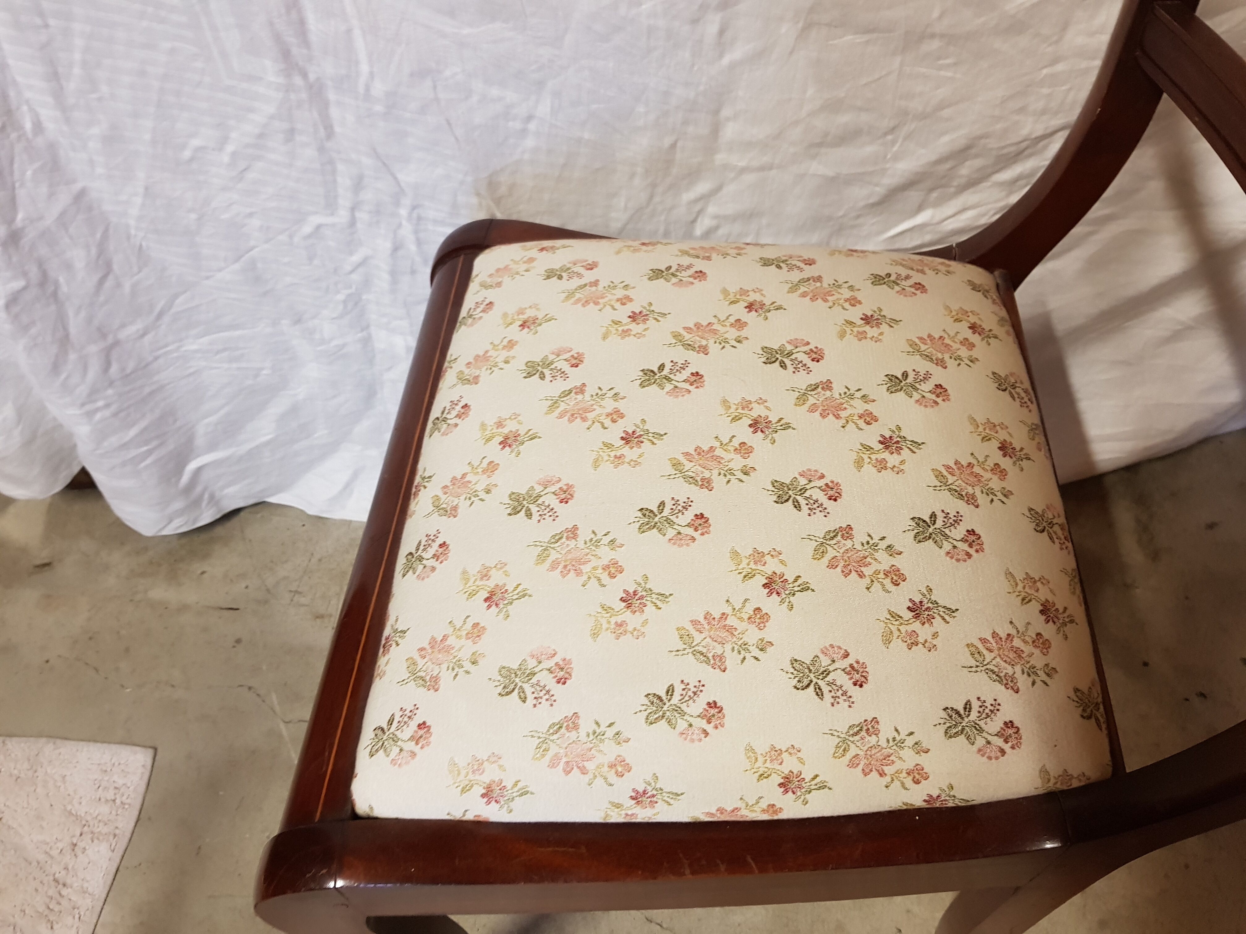 Mahogany empire chairs