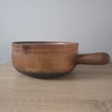 Old terracotta poelon