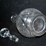 BACCARAT 1907 cut crystal carafe model 9157 H29cm