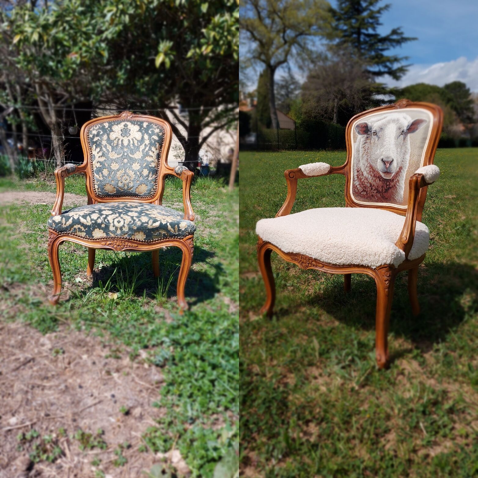 Fauteuil Louis XV