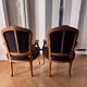 Fauteuils Cabriolet style Louis XV