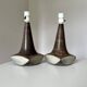 Paire de lampes de table Marianne Starck, Michael Andersen, Danemark, années 1970, ensemble de 2.