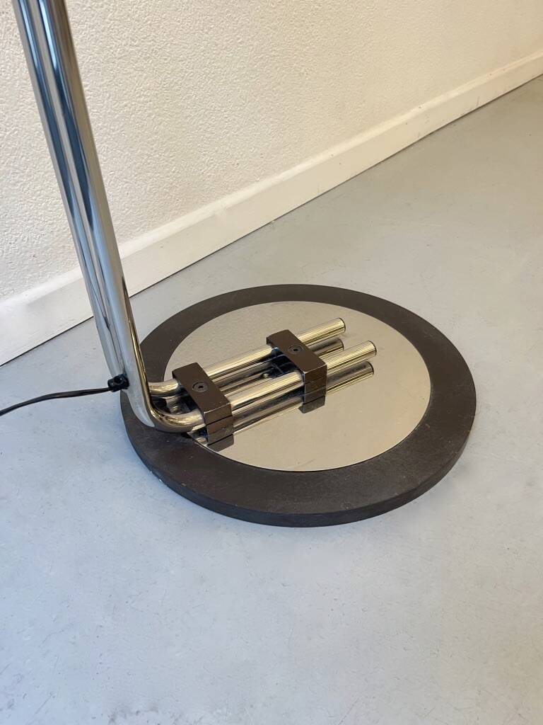 chrome metal arc lamp edited by Zonca Italy around 1970