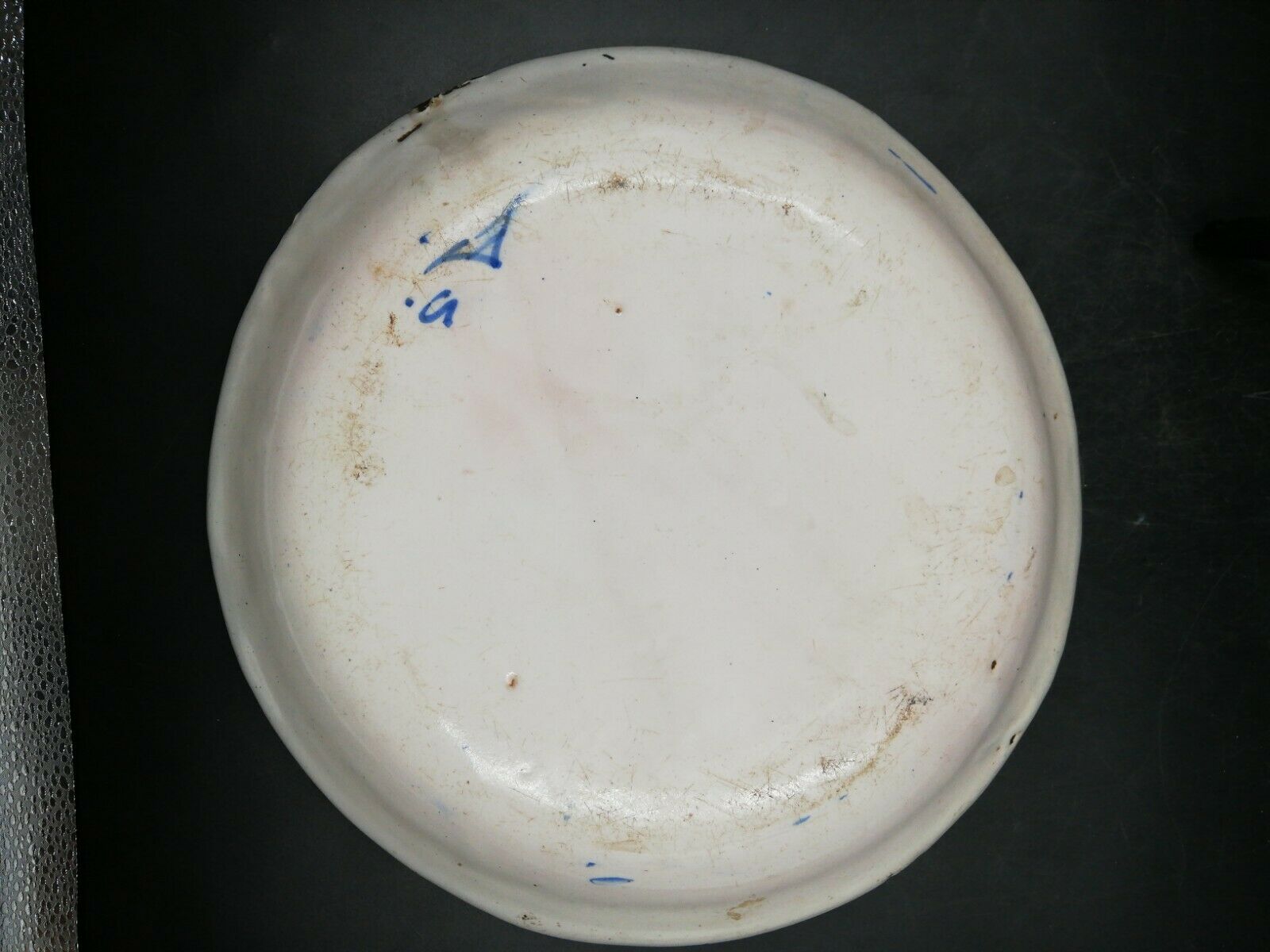 18th-century earthenware dish