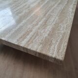 Travertine coffee table