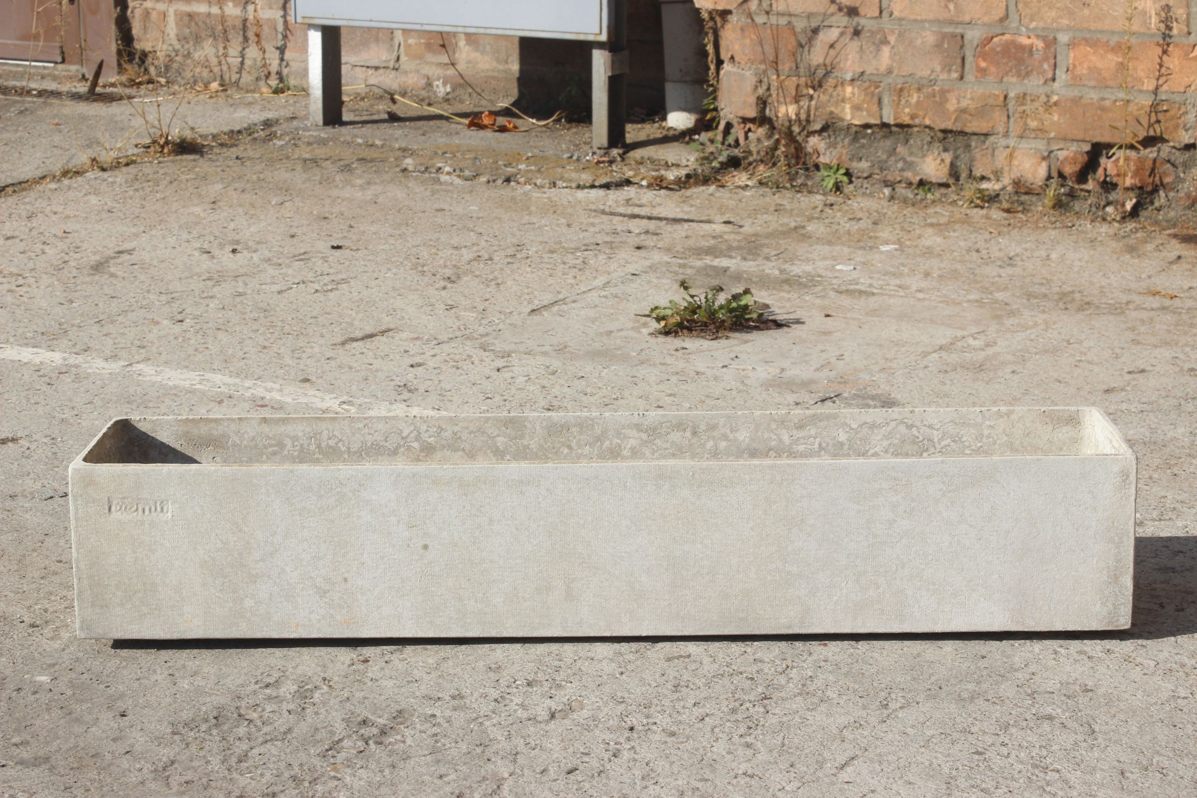 Large modernist planter in Eternit, Switzerland 1970s