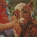 Signed painting from the 20th century