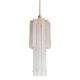 Murano glass ice pendant by Limburg, Germany, 1970s