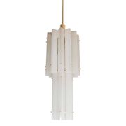 Murano glass ice pendant by Limburg, Germany, 1970s