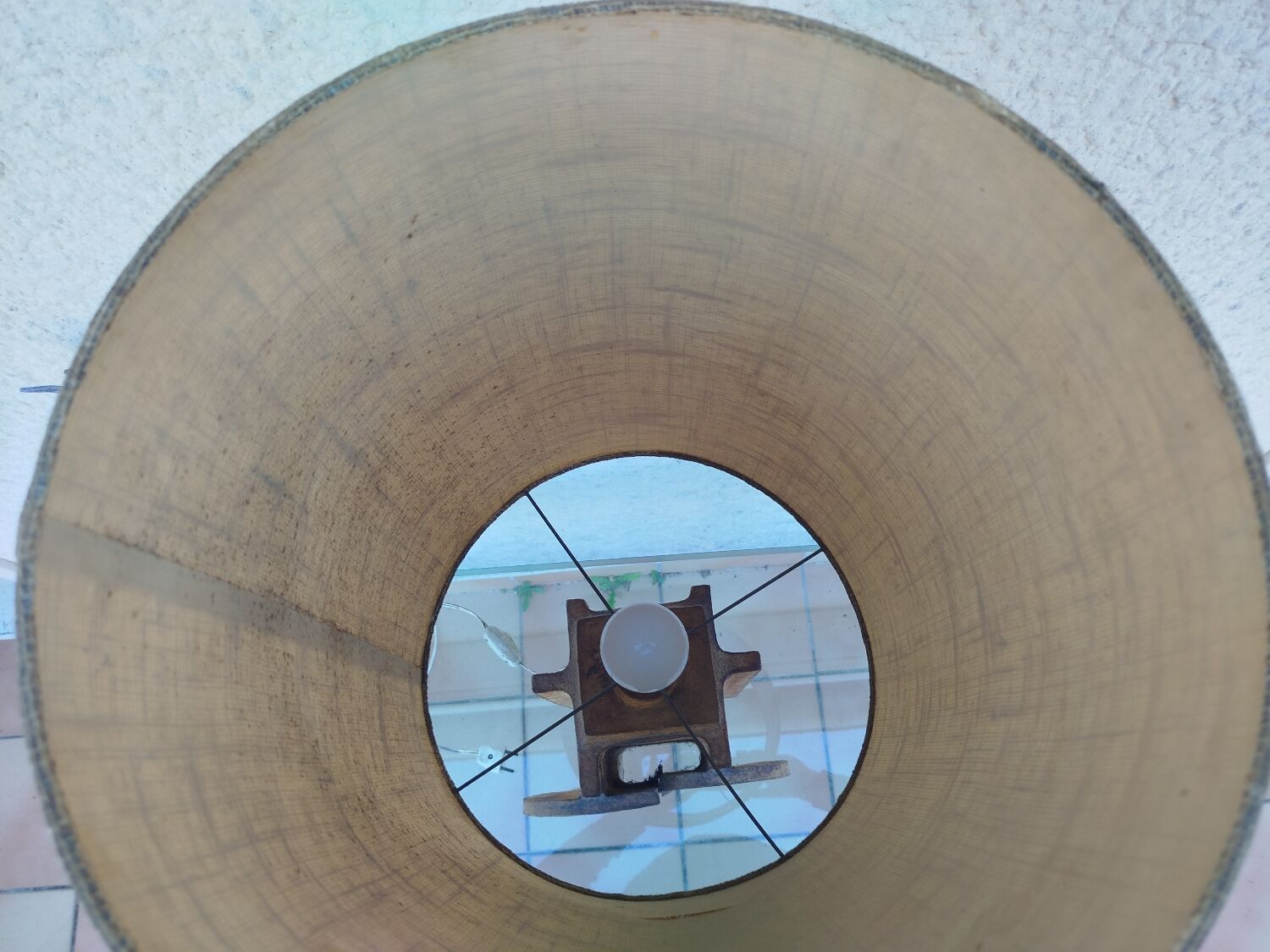 Ceramic lamp R. CAPRON & J. DERVAL Vallauris